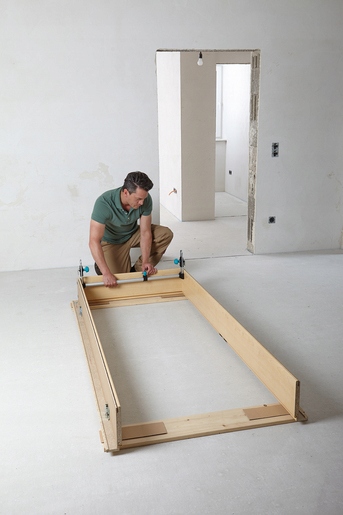 ROZPIERAK DO MONTAŻU FUTRYN EASY WOLFCRAFT Rozstaw szczęk 0 mm