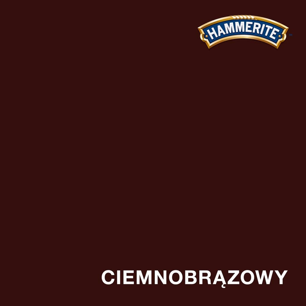 HAMMERITE POŁYSK CIEMNOBRĄZOWY 2,5 L Zastosowanie uniwersalne