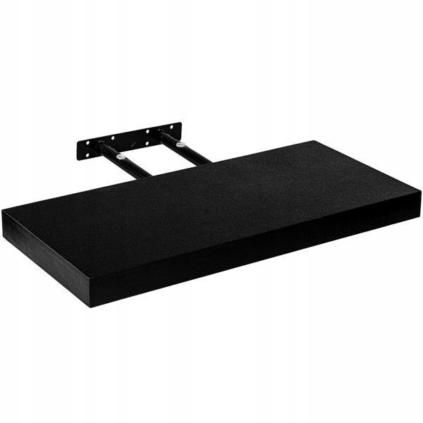 Stilista nástěnná police Volato, 100 cm, černá