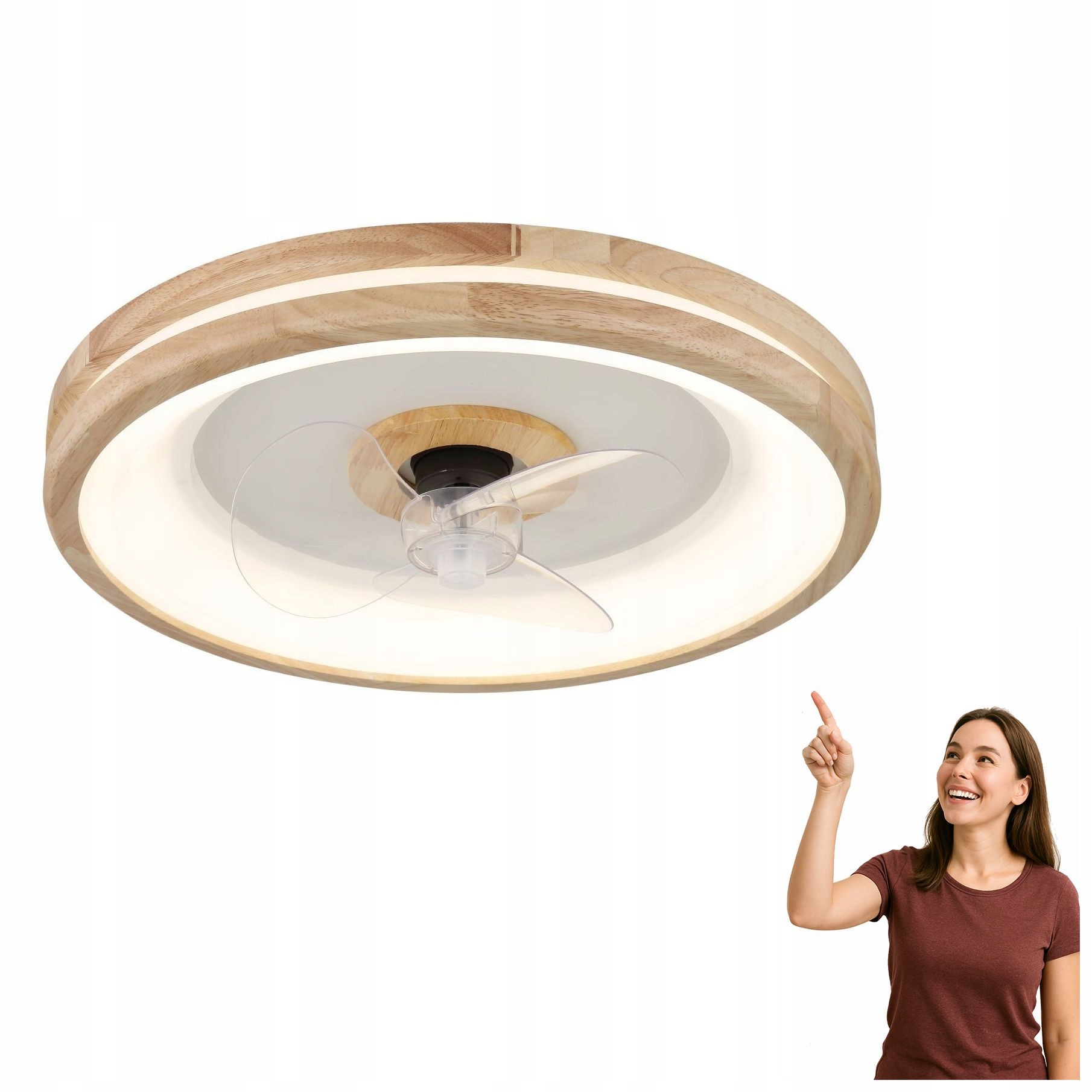 Led ventilátor 30 W Gatian 03650 Globo