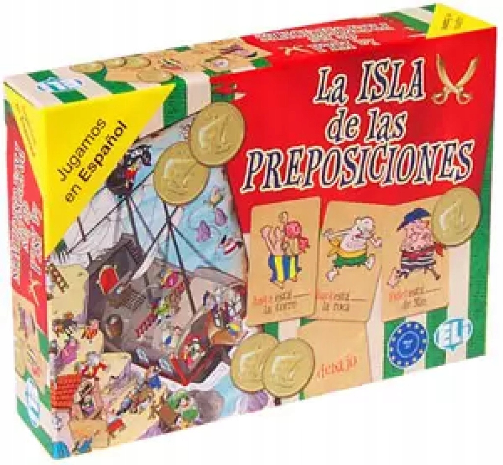 Gra językowa Hiszpański La Isla de Las Preposiciones Eli Et Toi