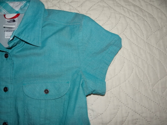 FAJNA KOSZULA OUTDOOR - THE NORTH FACE Kolor niebieski