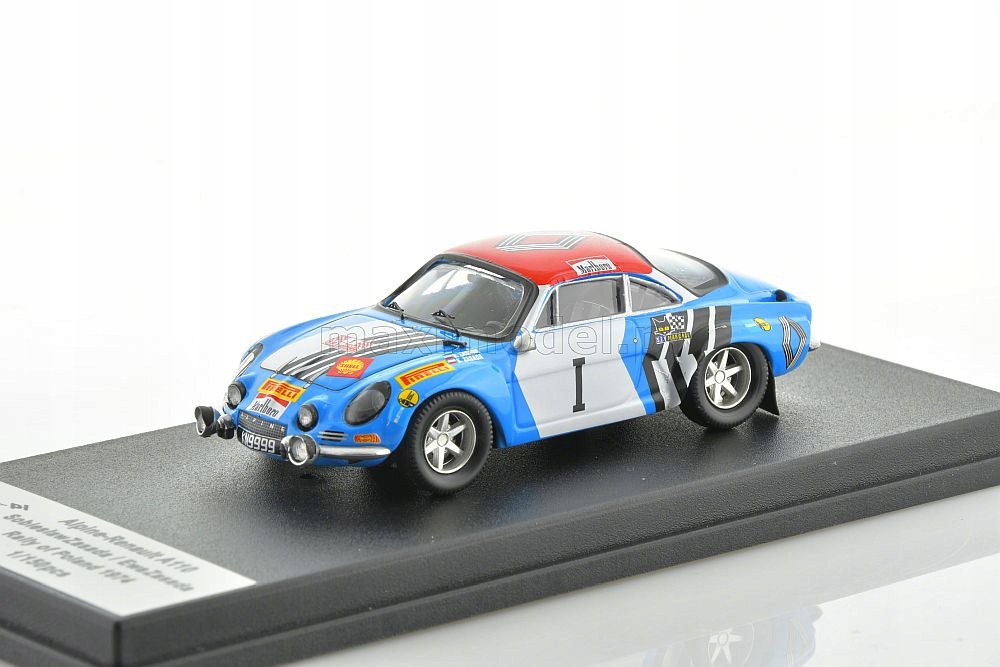 Renault Alpine A110 S.Zasada Rally Polský 1974 1/43