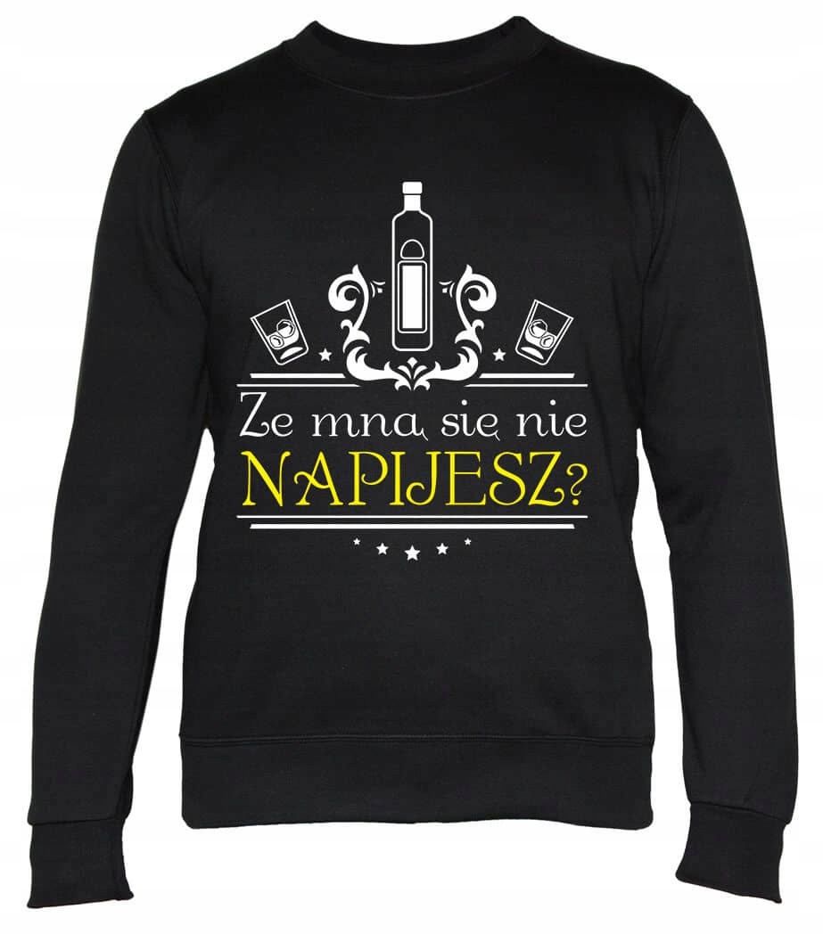 Pánská Mikina You Won't Drink With Me, velikost 2XL, černá, Dárek pro kluka