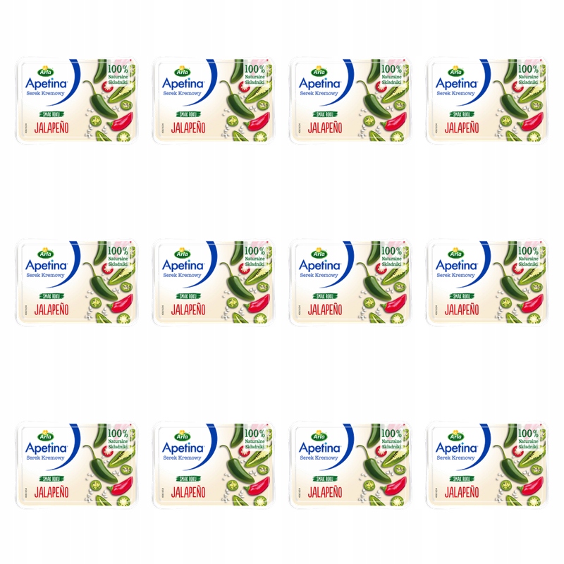 Apetina Serek Kremowy Jalapeño 125g X12