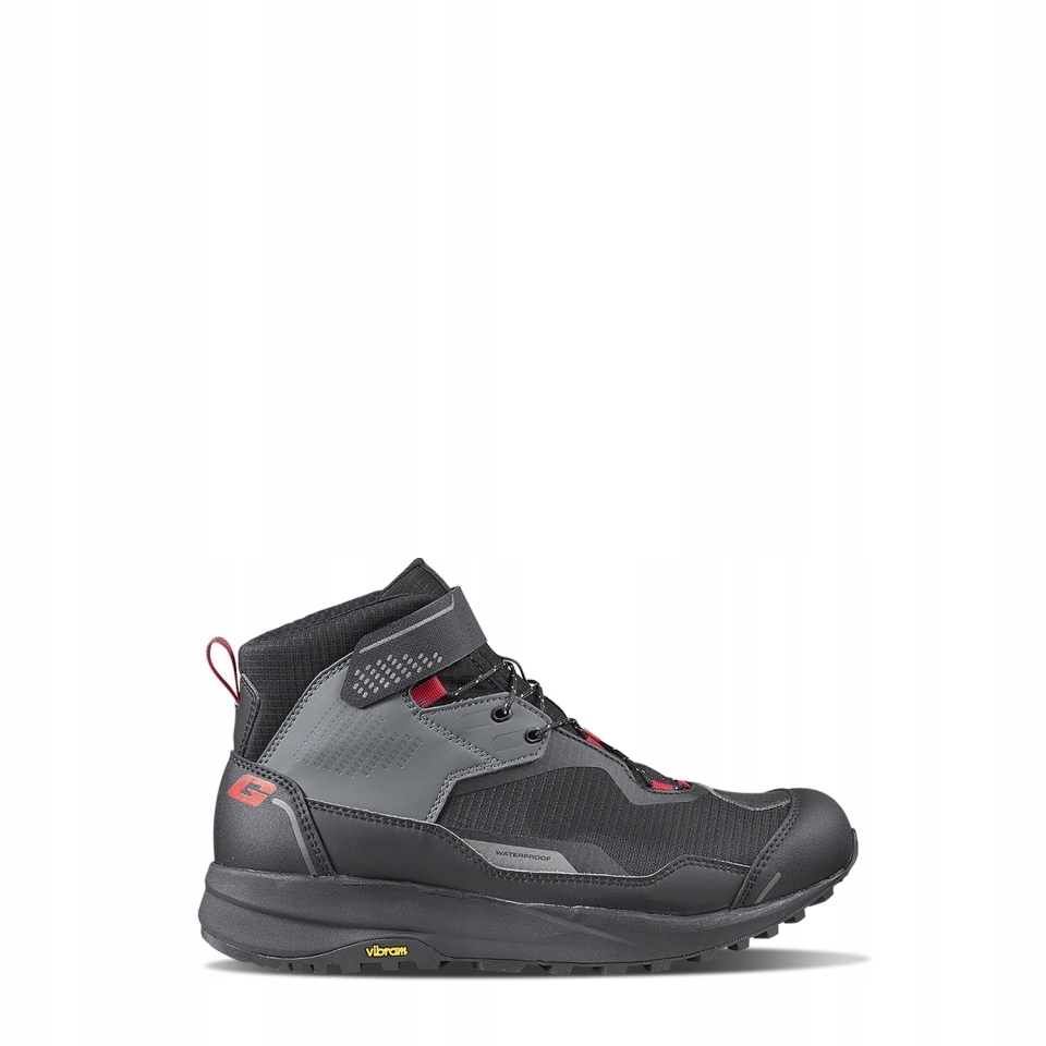 Gaerne Krátke Turistické Topánky G_nexo Aquatech Black/red Farba Čierna (44.5)