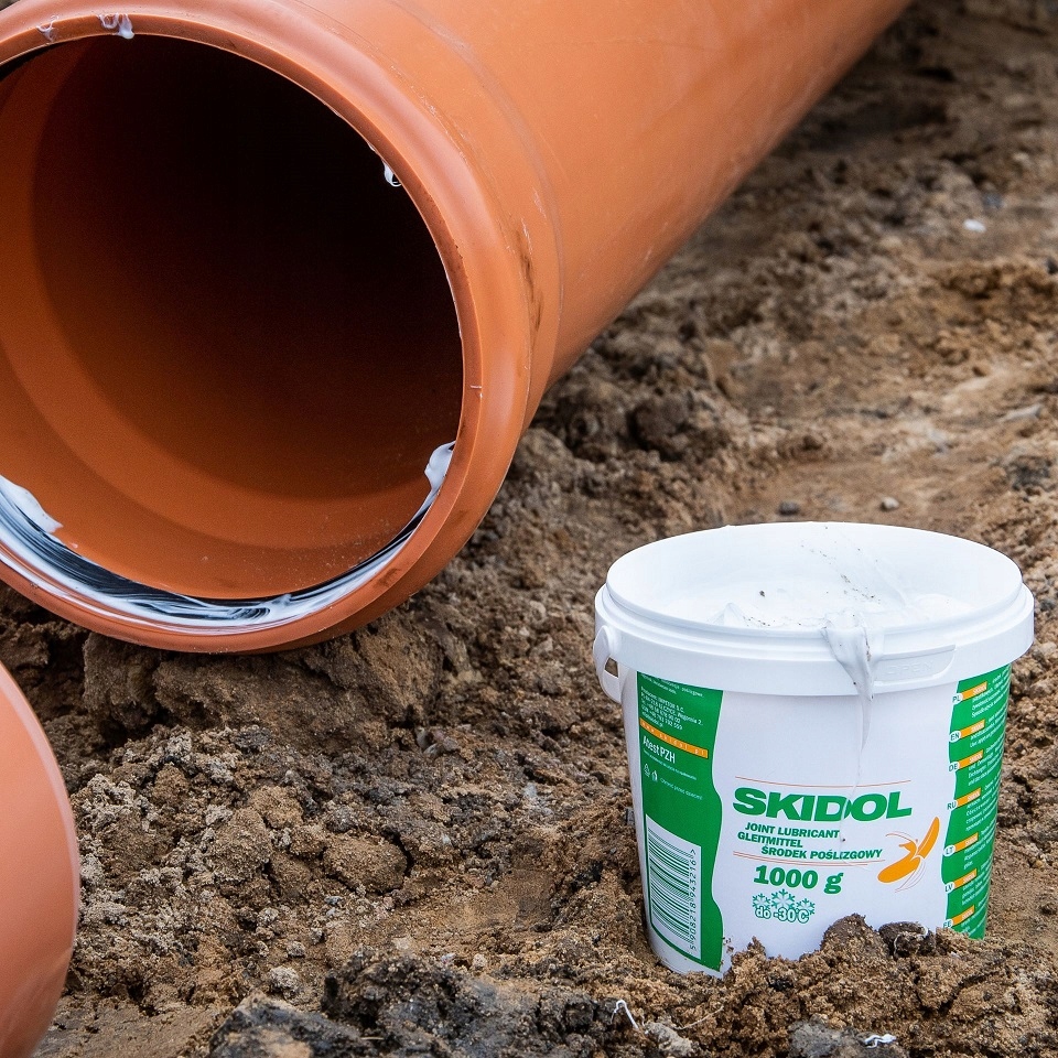 Pasta środek poślizgowy do rur PCV SKIDOL 1000 ml Kod producenta 302259