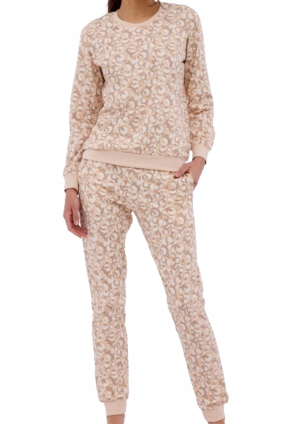 Cornette piżama damska 163/398 bawełna beżowy rozmiar XL