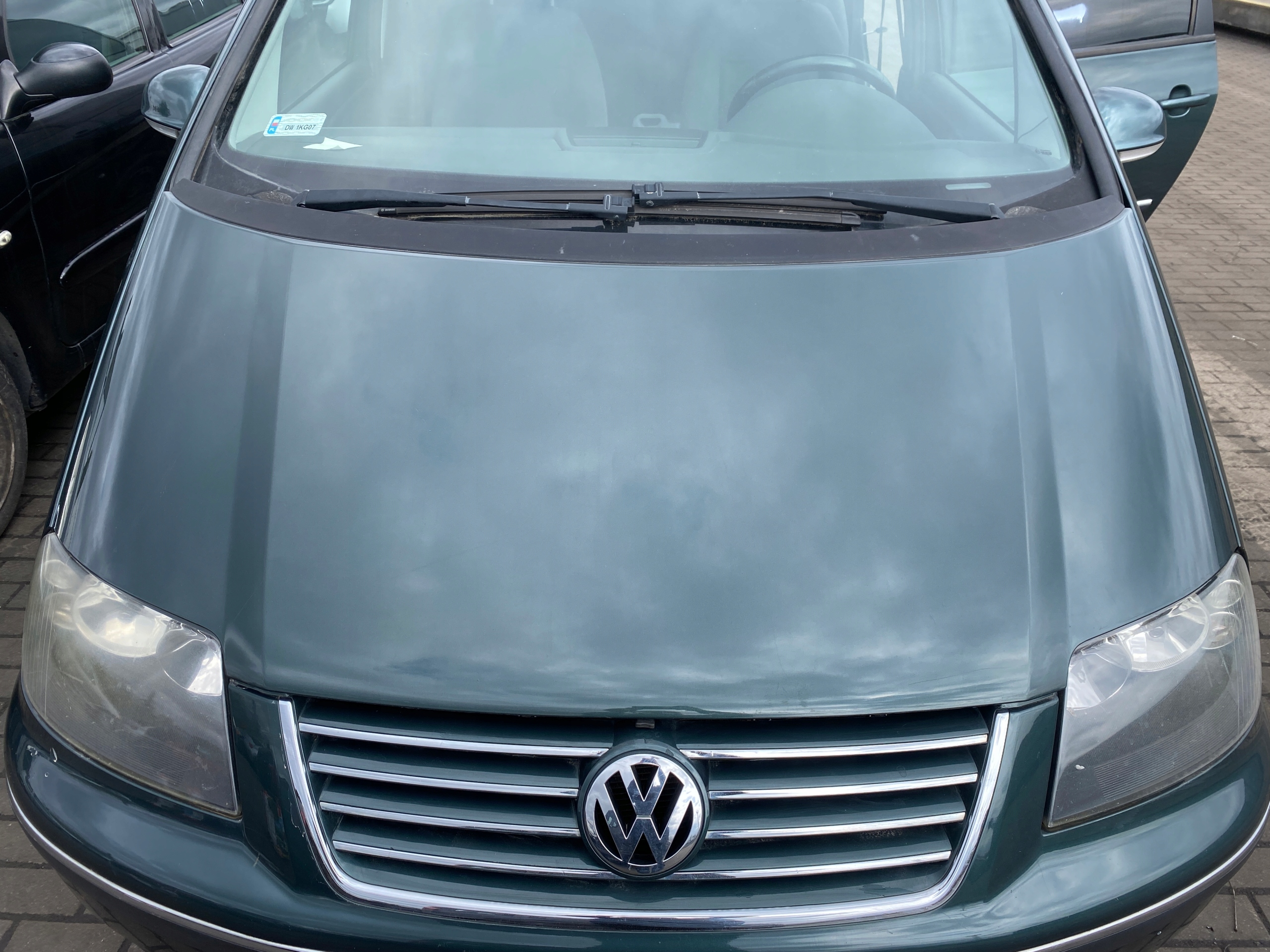VW SHARAN FL 97-10 bonnet kod lakieru LD6S
