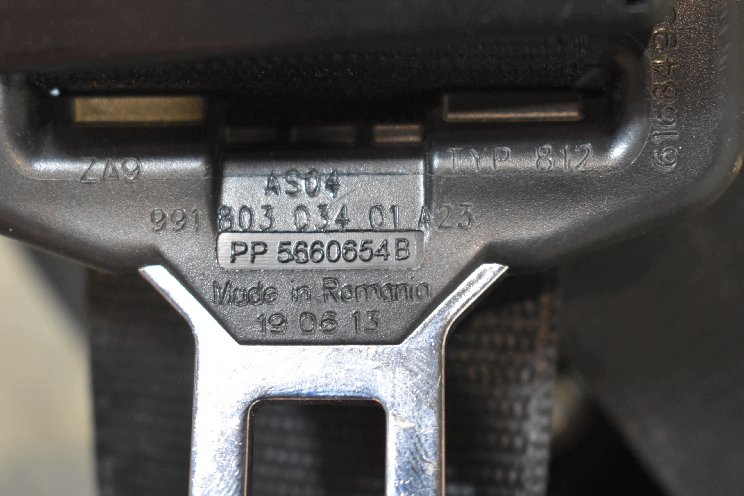 IDEALNY tension belt safety front front right PORSCHE 991 1