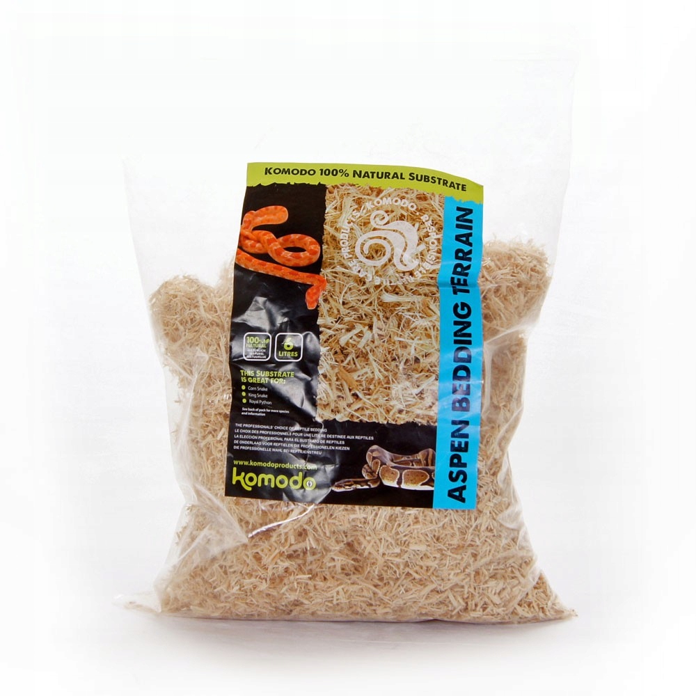 Levně Substrát Pro Hady Do Terária Osikové Hobliny Přírodní Podestýlka Aspen 12 L