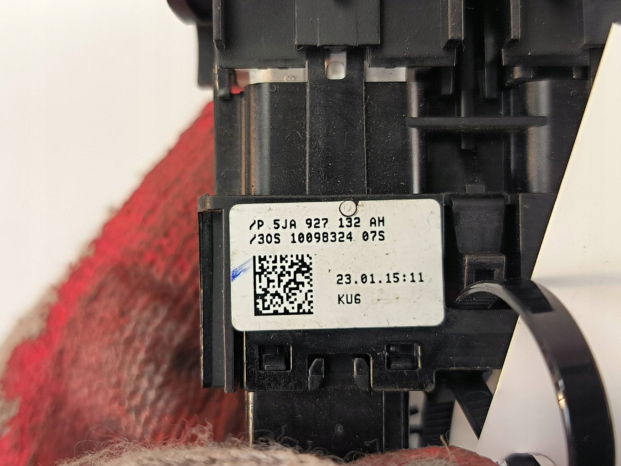 button 5JA927132AH SKODA RAPID