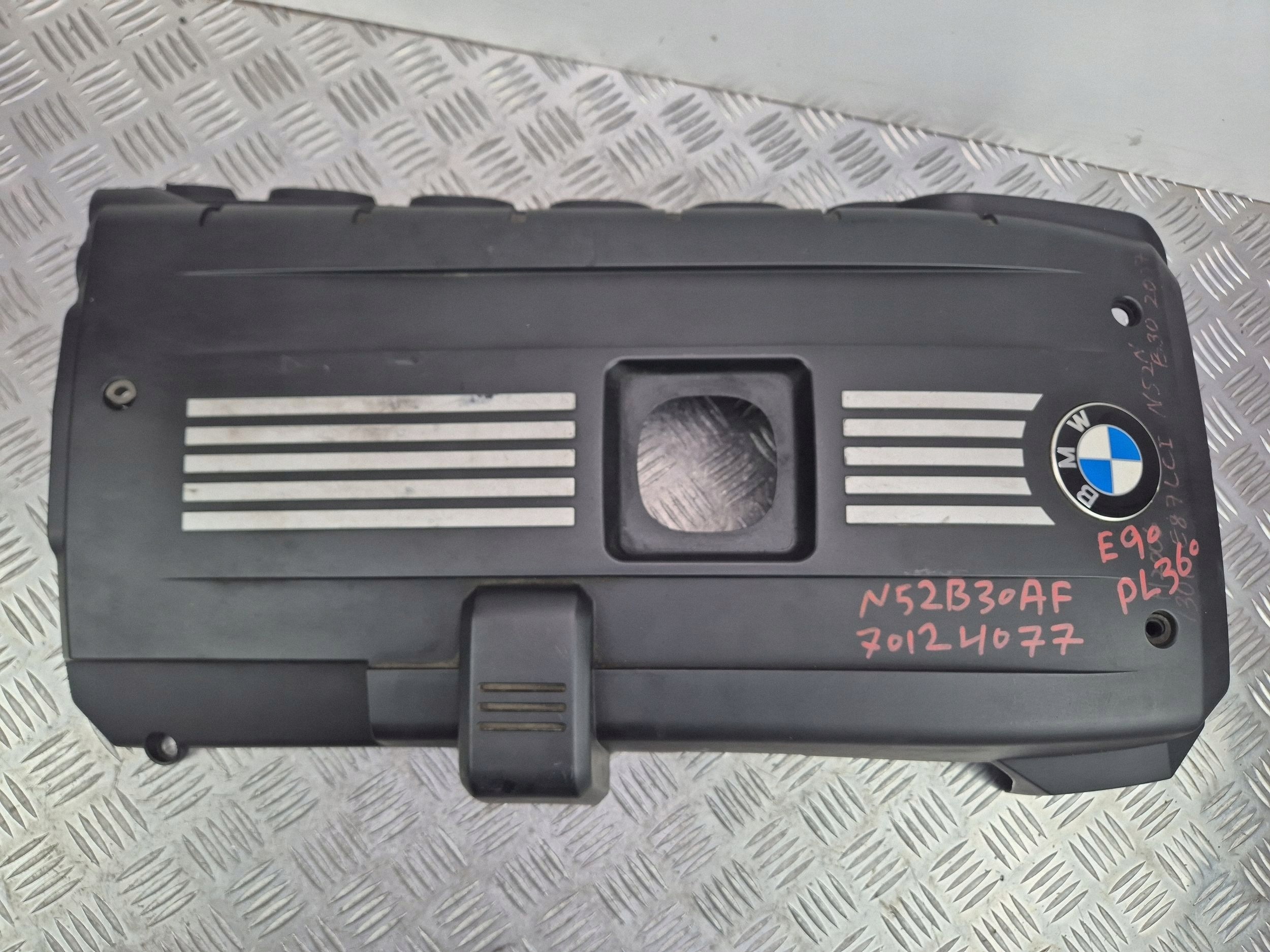 BMW Z4 E85 E86 3.0 si motorabdeckung 7552197 N52B30A