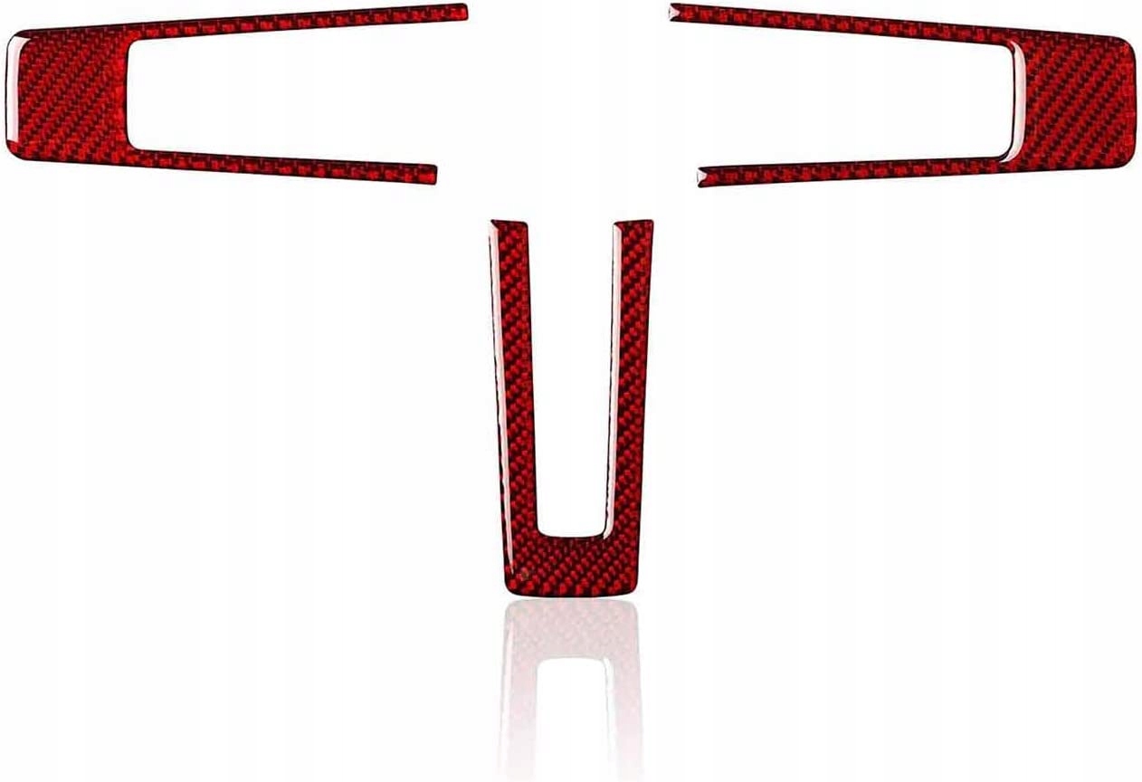 Декоративная наклейка для салона автомобиля с красным