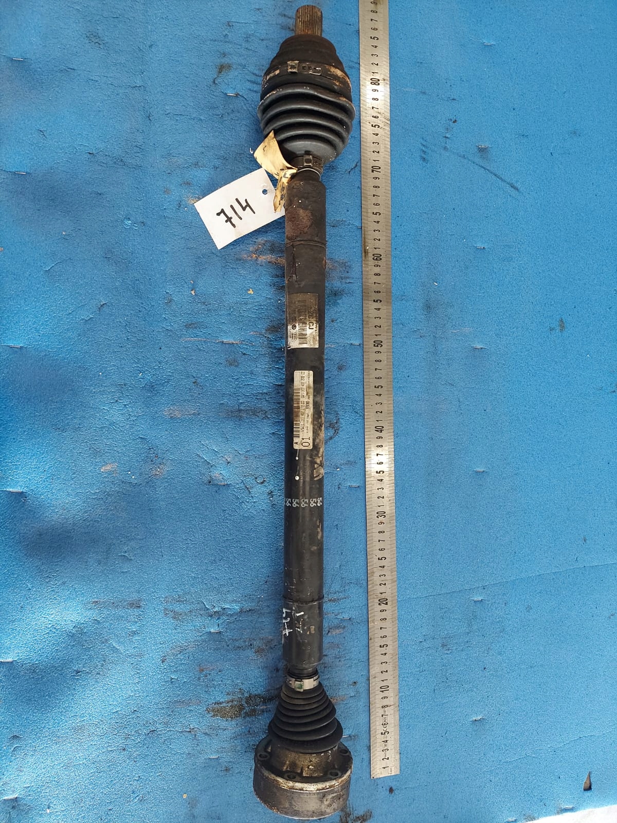 VW GOLF 6 right semi-axis 1.6 TDI 1.6 TDI 1K0407272CC