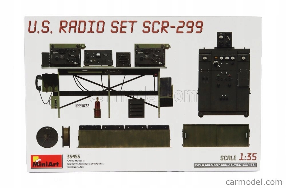 Miniart Accessories Usa Radio Set Scr-299 Military 1:35