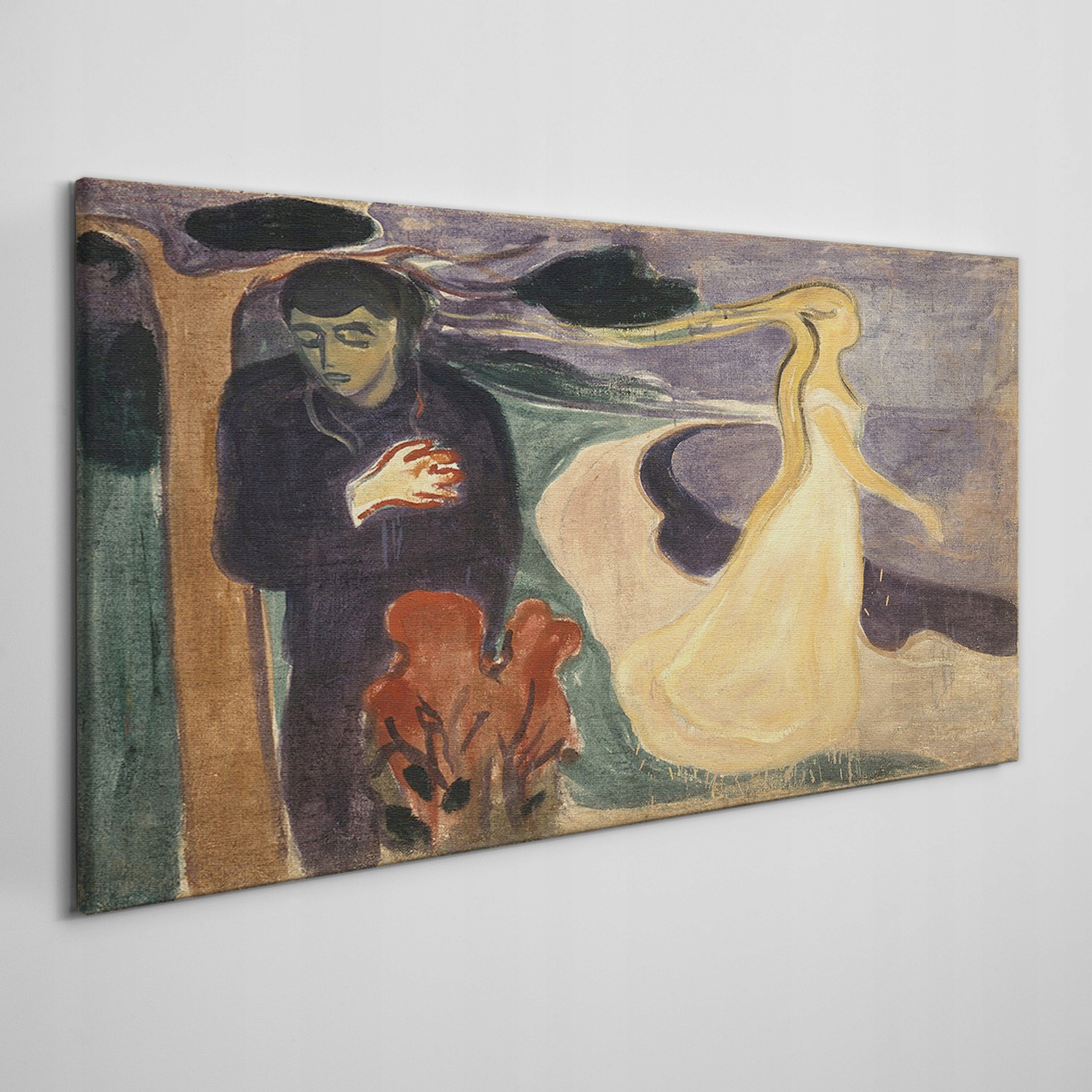 

Obraz na płótnie Separacja Edvard Munch 140x70 cm