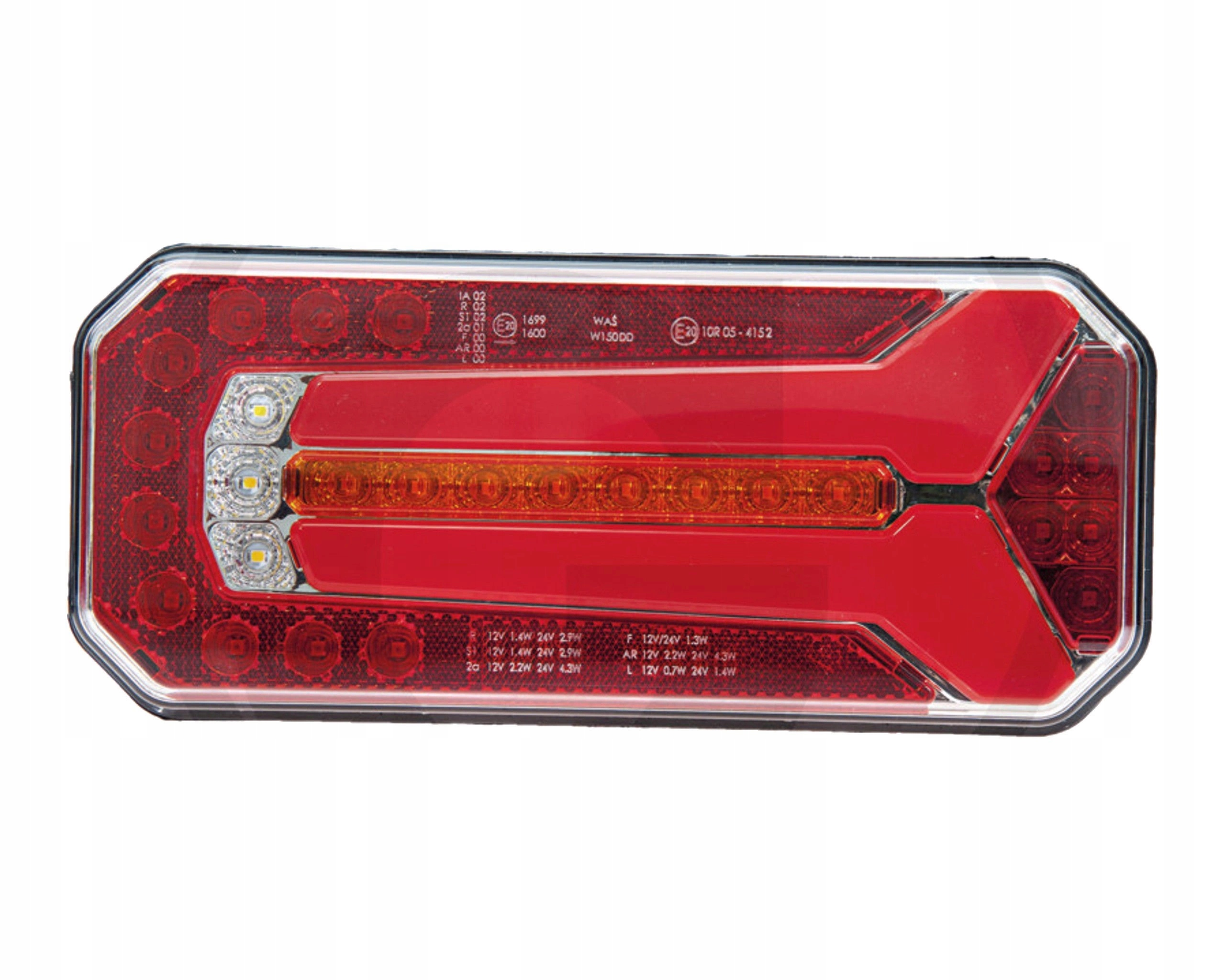 Sdružené světlo Led W150DD zadní 12/24V Waś