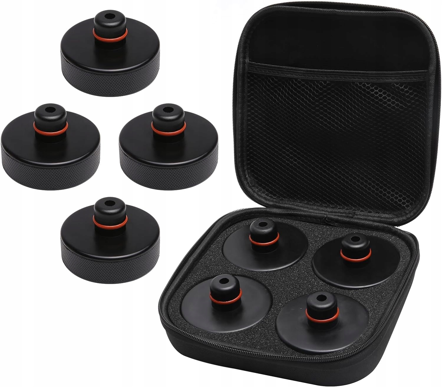 PODKŁADKI SAMOCHODOWE GUMOWE 4szt DO Tesla 3/Y/X/S EAN (GTIN) 5903738514045