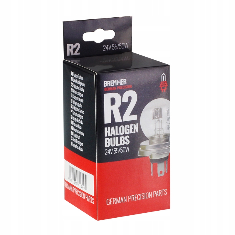 Żarówka R2 24V 55/50W P45T Homologacja Typ Inny