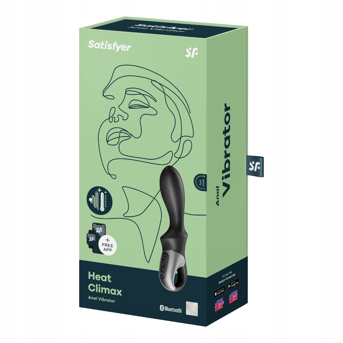 Satisfyer Heat Climax Connect App Materiał silikon