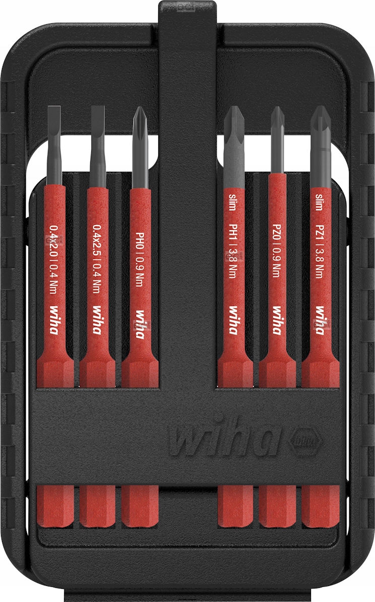 Wiha 43160 Sada Bitov slimBit electric Pz Ph Pl