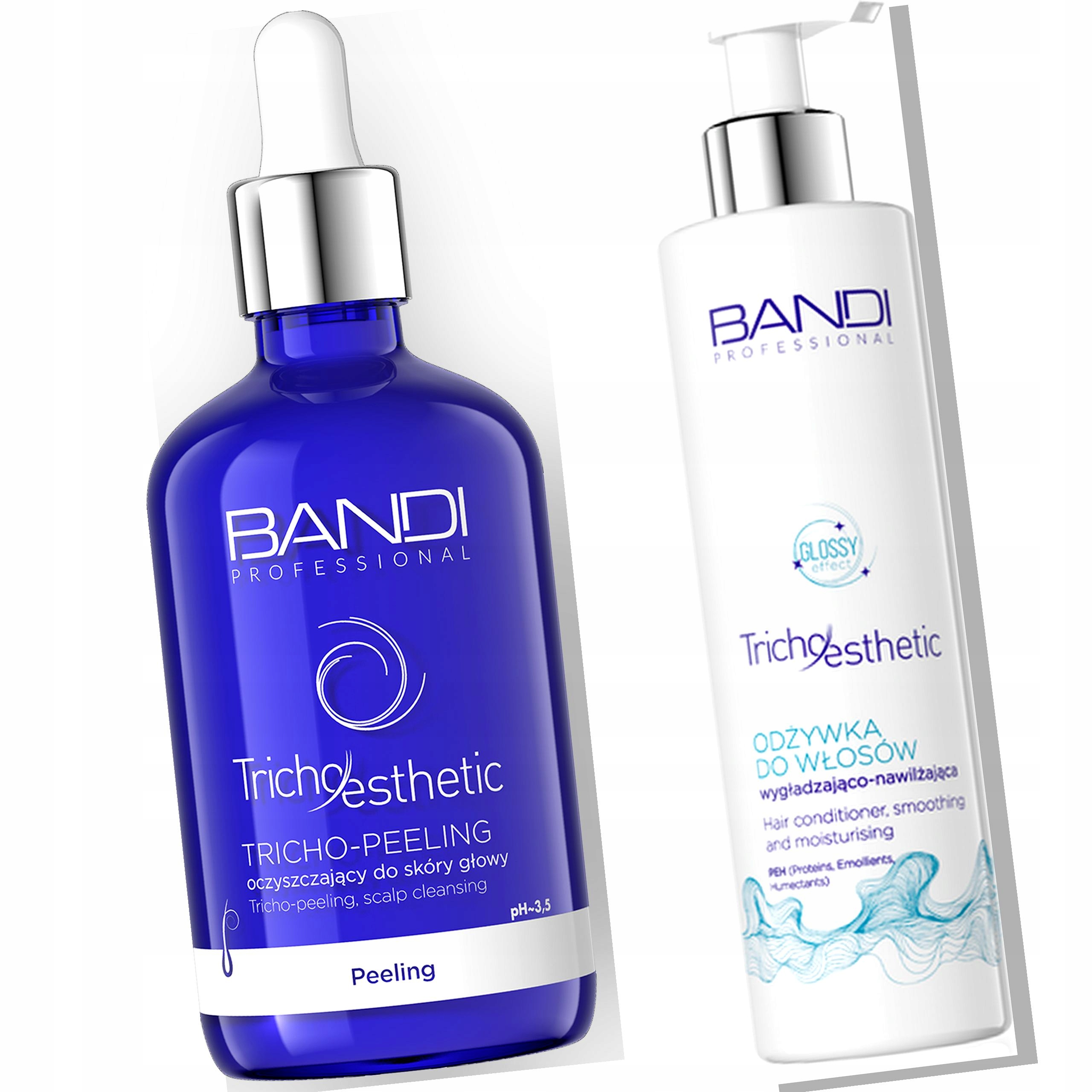 Bandi Zestaw Peeling do skóry Odżywka Oczyszczanie i Wygładzenie