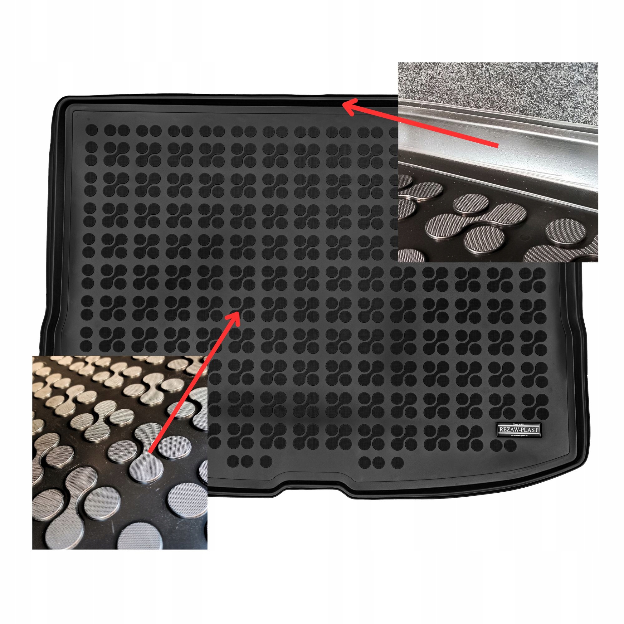 Mata bagażnika gumowa VW Transporter T6, 2015- , Long Stan opakowania oryginalne