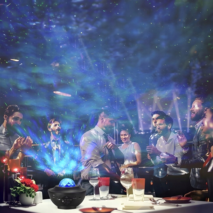 PROJEKTOR GWIAZD RZUTNIK NIEBA LAMPKA NOCNA LED GŁOŚNIK BLUETOOTH + PILOT Rodzaj lampka