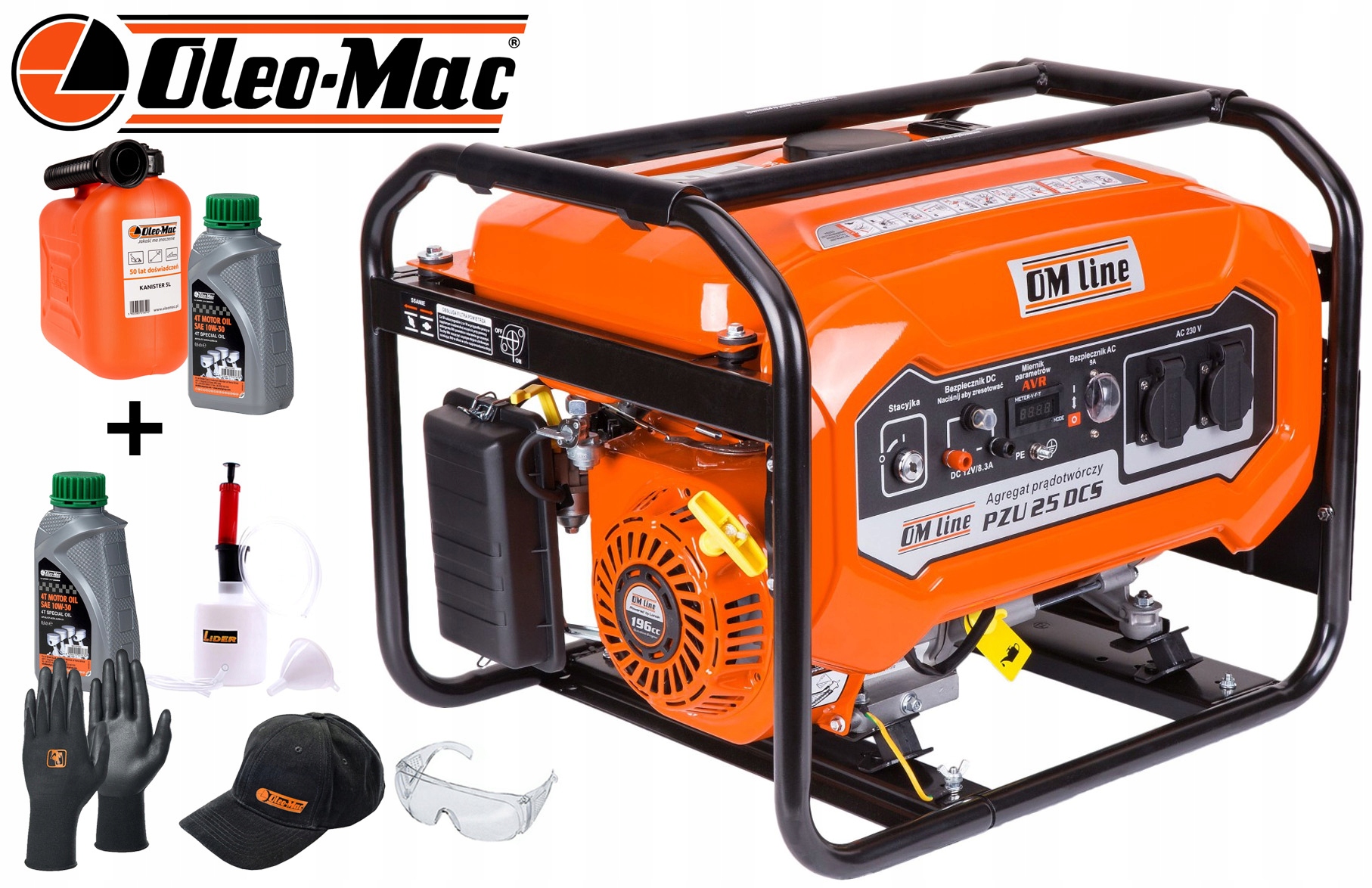 

Agregat Prądotwórczy Oleo-mac Pzu 25 Dcs 2,0 kW