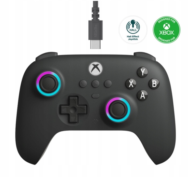 Kontroler do gier 8BitDo Ultimate C Wired Xbox Gamepad Dark Grey