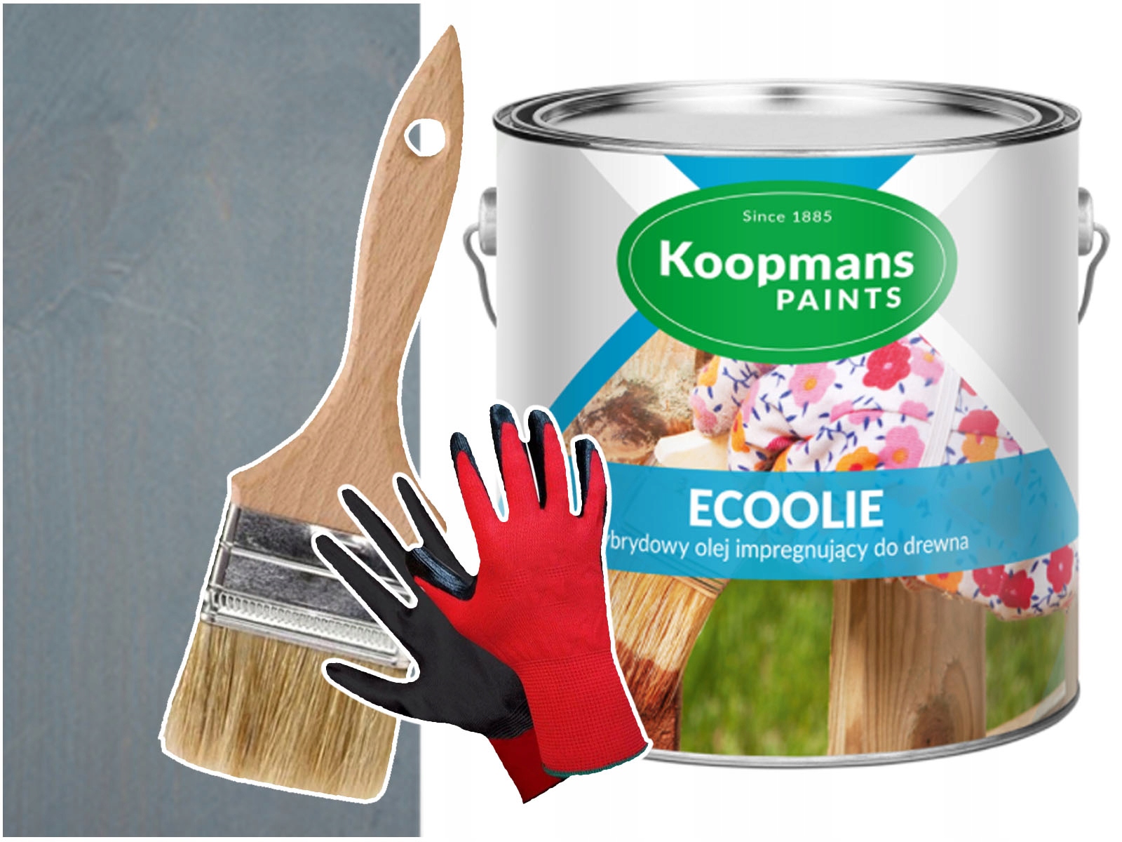Olej na terasu Koopmans Ecoolie Šedý Zimní 2,5L
