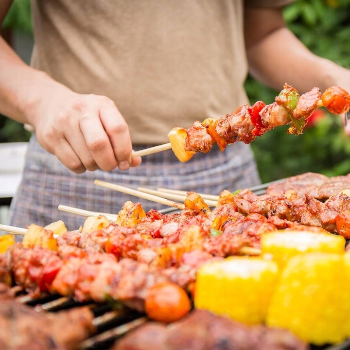 DŁUGIE 25cm WYKAŁACZKI DO SZASZŁYKÓW PATYCZKI BAMBUSOWE 200 szt Długość 25 cm