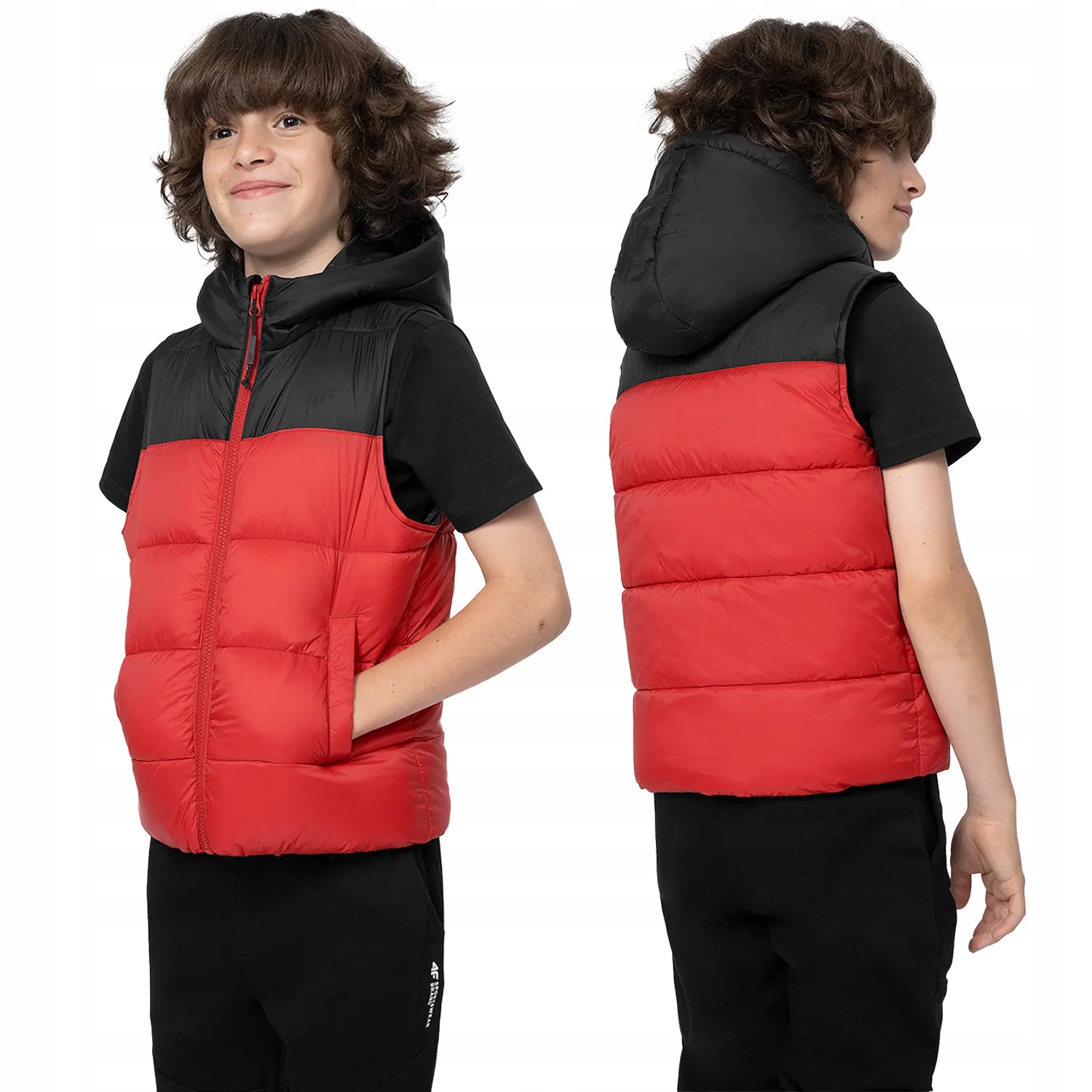 BEZRĘKAWNIK CHŁOPIĘCY 4F KAMIZELKA WIOSENNA SS23M079 Marka 4F