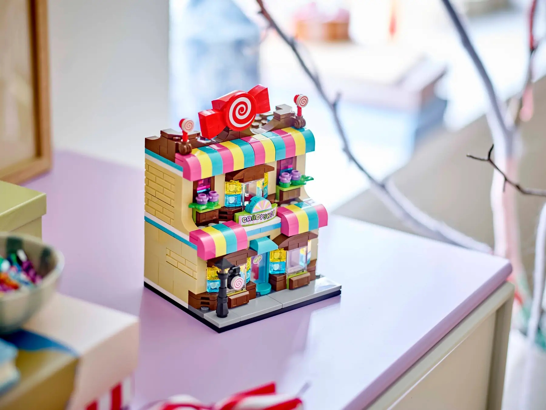 Oryginalne LEGO 40692 - Sklep z cukierkami - EDYCJA LIMITOWANA Klocki Nowe Nazwa zestawu SKLEP Z CUKIERKAMI