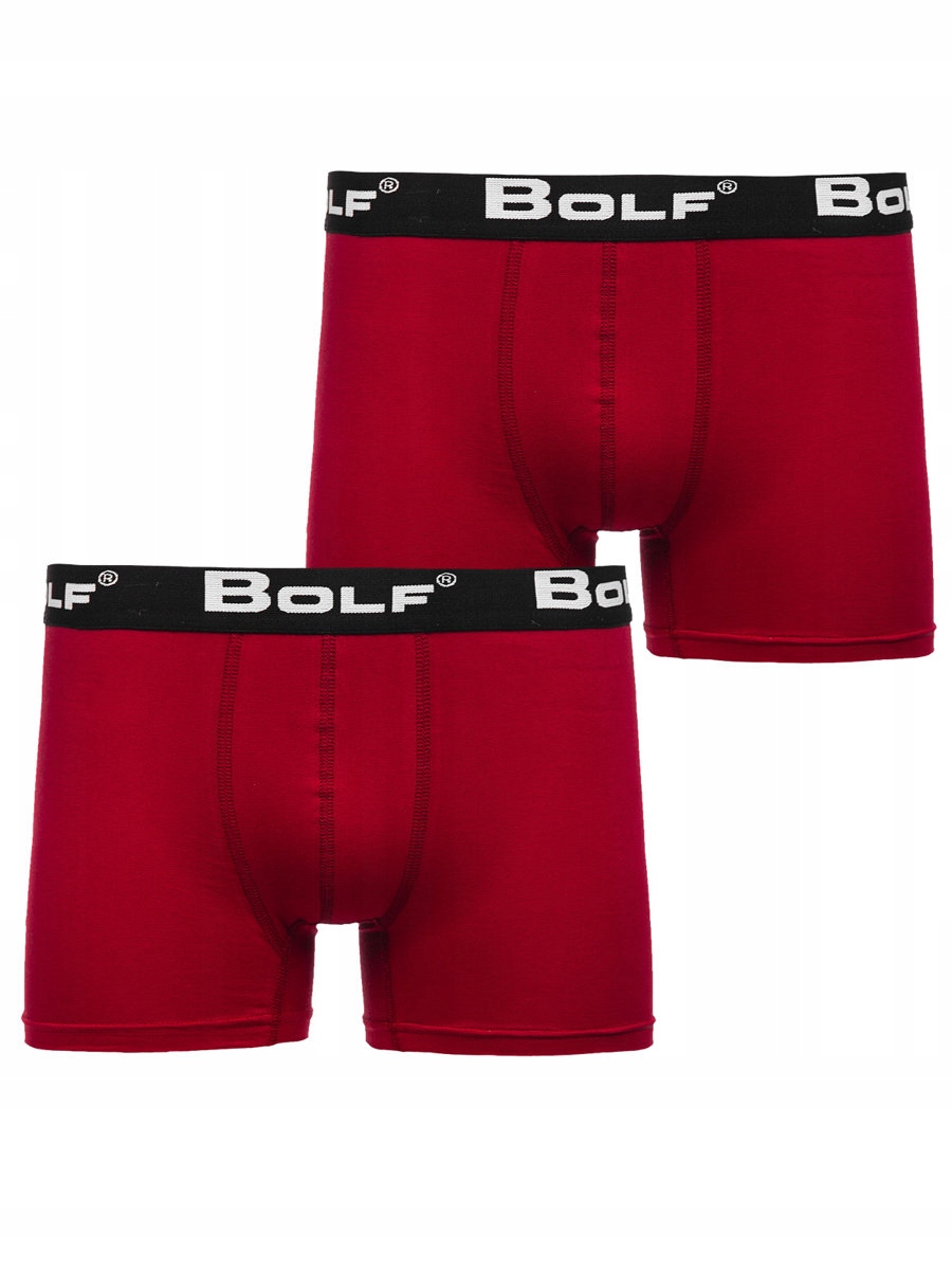 

Bokserki Męskie 2 Pack Bordowe 0953-2P ROZMIAR_2XL