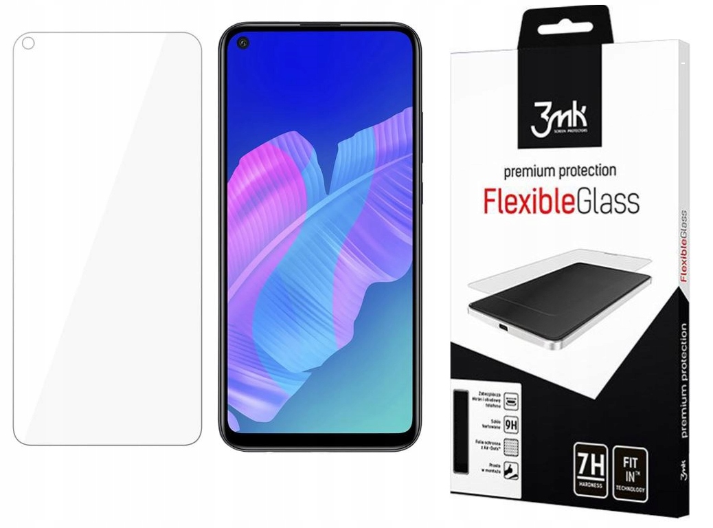 

Szkło Hybrydowe 3MK do Huawei P40 Lite E