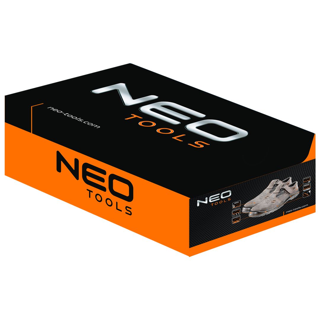 Sandały robocze S1 SRA, zamszowe, rozmiar 46 Marka Neo Tools