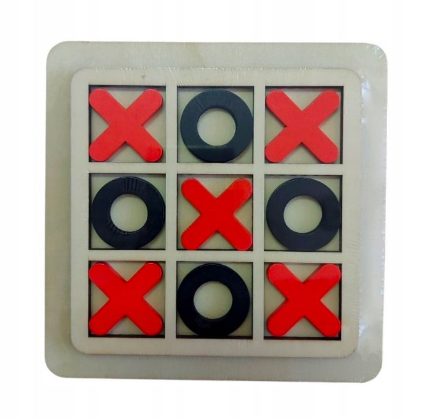 GRA KÓŁKO I KRZYŻYK DREWNIANA DLA DZIECI I DOROSŁYCH Kod producenta ADRIA 2045-3