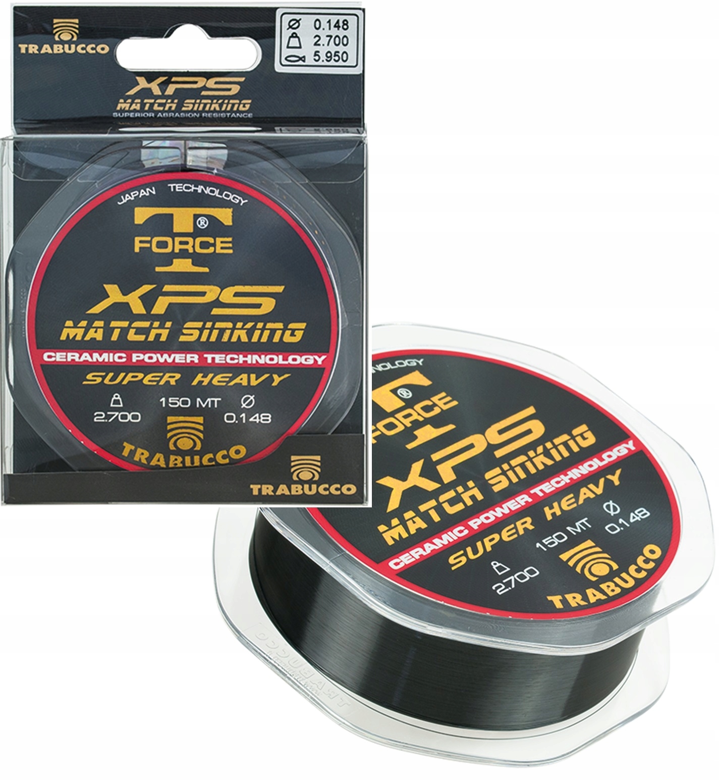 ŻYŁKA DO SPŁAWIKA I FEDERA TRABUCCO T-FORCE XPS MATCH 0,25 MM 150 M