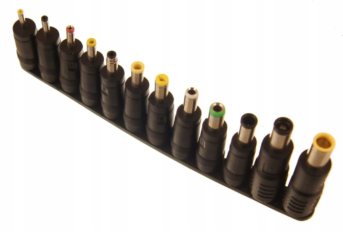 

Uniwersalne końcówki zasilaczy, adaptery 12 szt.