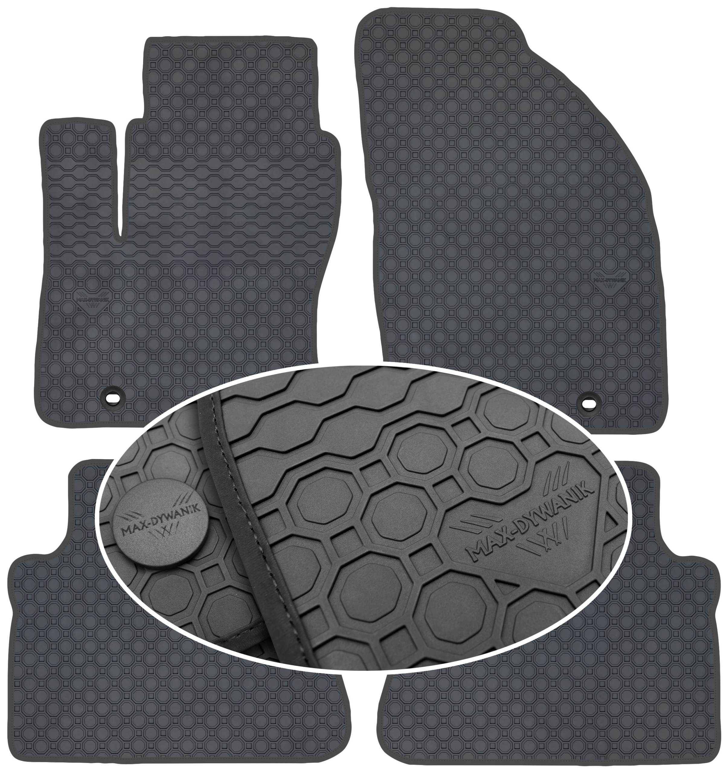 Ford C-Max I 2003-2010 Koberce Čierne