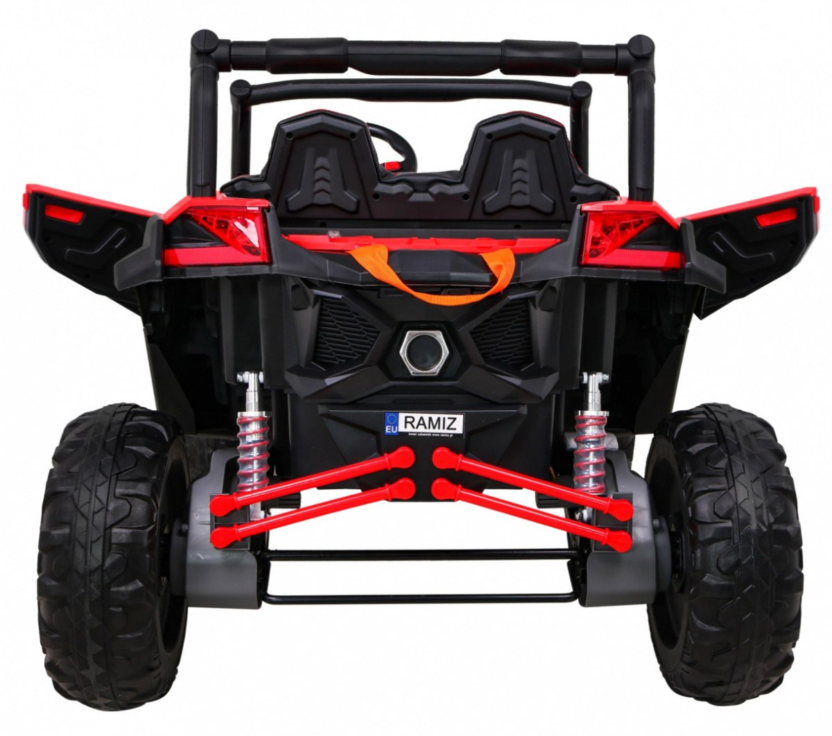 Buggy UTV-MX na akumulator dla dzieci Czerwony + Napęd 4x4 + Pilot + Audio Długość pojazdu 142 cm