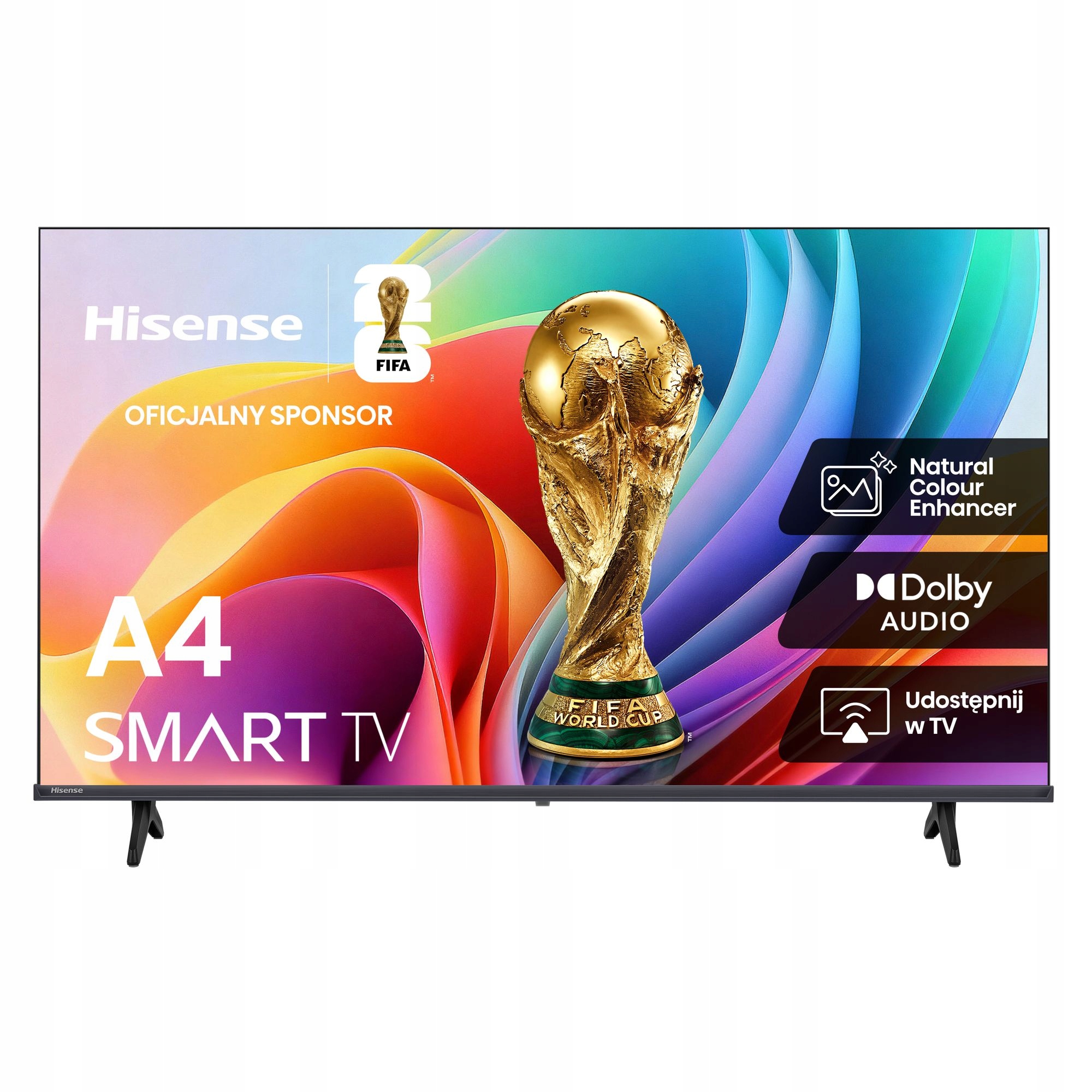 Telewizor Hisense 32A4S 32” Led Hd Ready Vidaa 60Hz WiFi Bluetooth