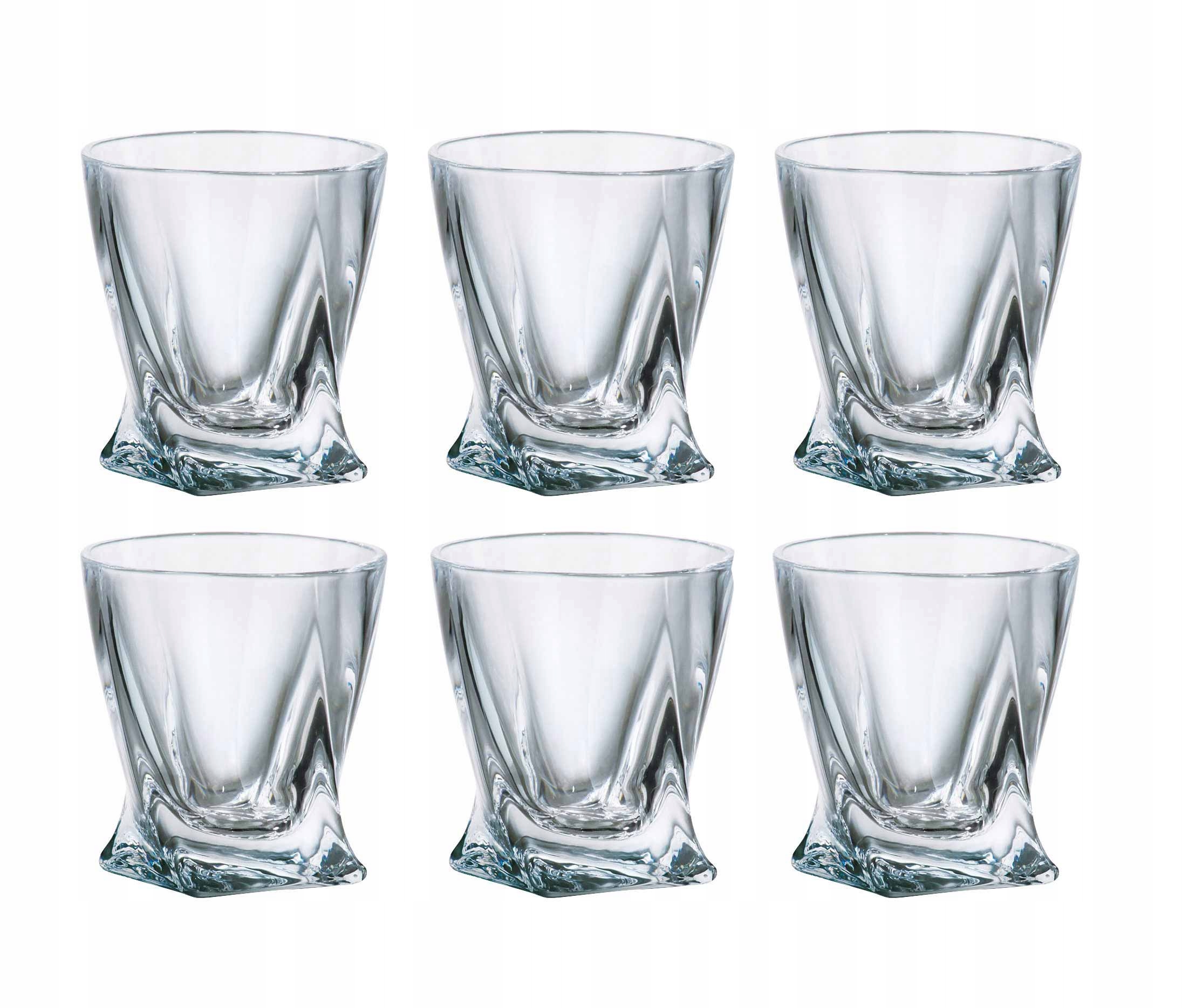

Bohemia Quadro Szklanka 340ml Whisky Komplet 6 Szt