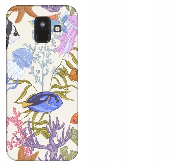 

Etui pokrowiec Samsung Galaxy A6 2018 Rafa koralow