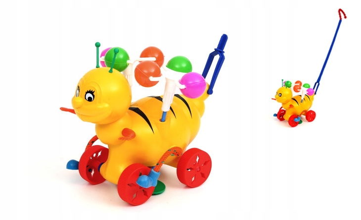 ІГРАШКА БДЖІЛКА - ШТОВХАЧ