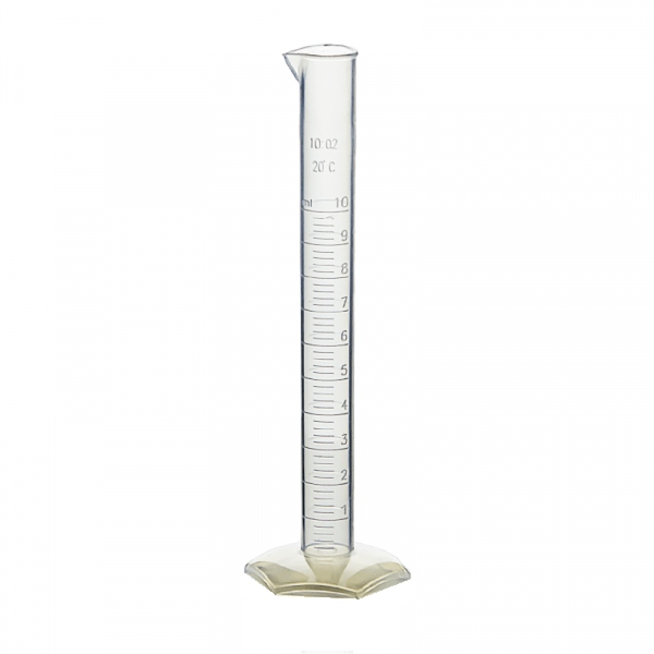 

Cylinder Miarowy 10 ml Plastikowy Skala Tłoczona