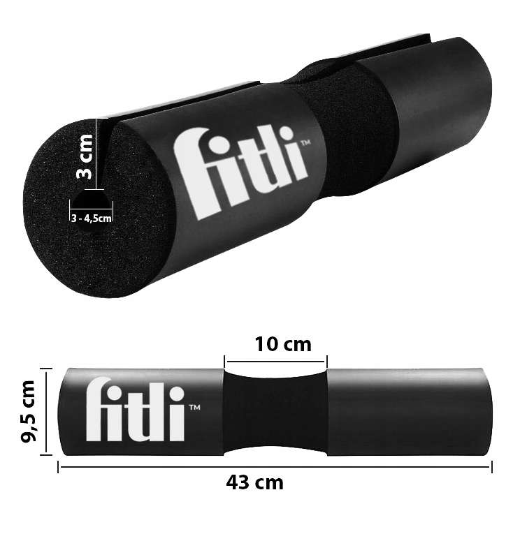 OCHRANIACZ GĄBKA NA SZTANGĘ GRYF PIANKOWY PIANKA OSŁONA KARKU HIP THRUST Waga produktu z opakowaniem jednostkowym 1 kg