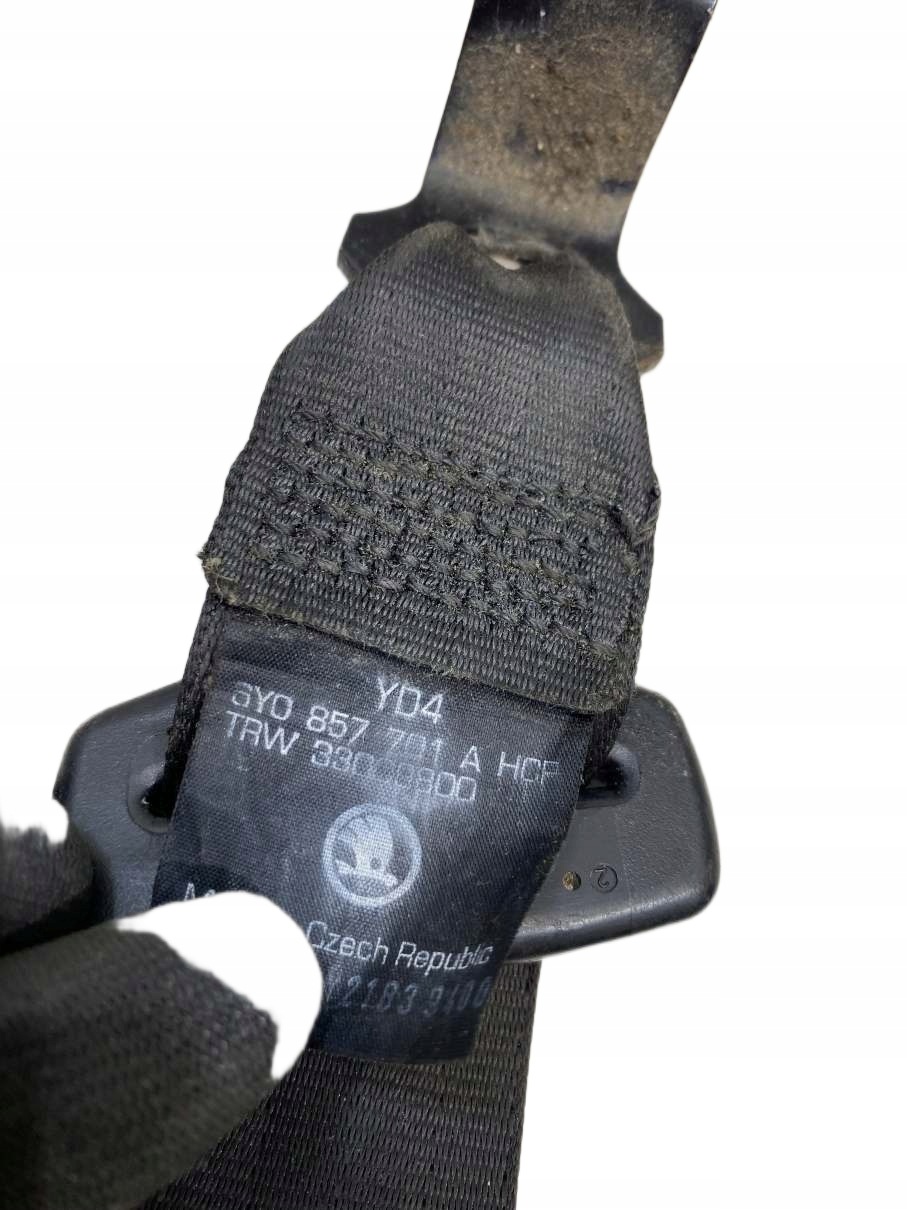 tension belt safety left front SKODA FABIA and 6Y0857701A